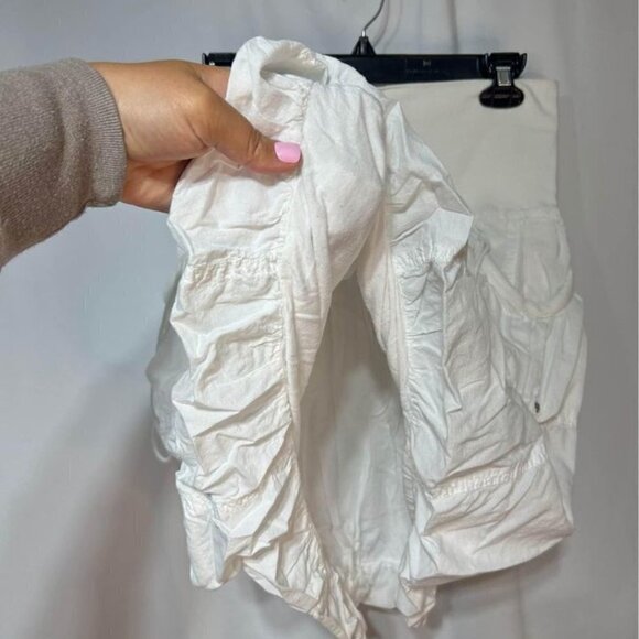 Woman’s balloon lined skirt. Fold over waist. Pockets. Size small. Stretchy! - Picture 5 of 9